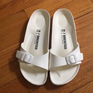 💯Authentic Birkenstock Madrid Sandal White